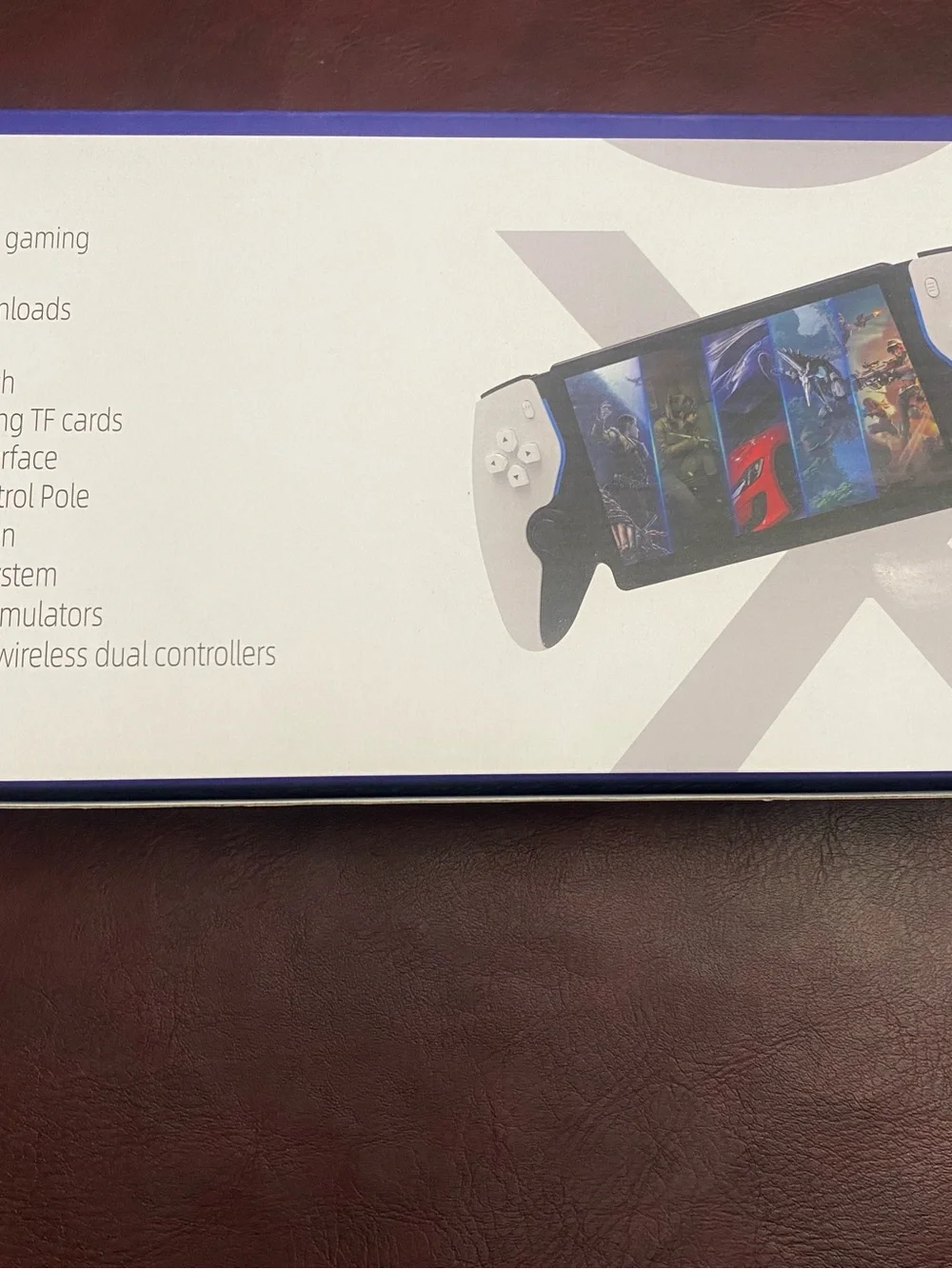 Portable Handheld Gaming Console - Black & White